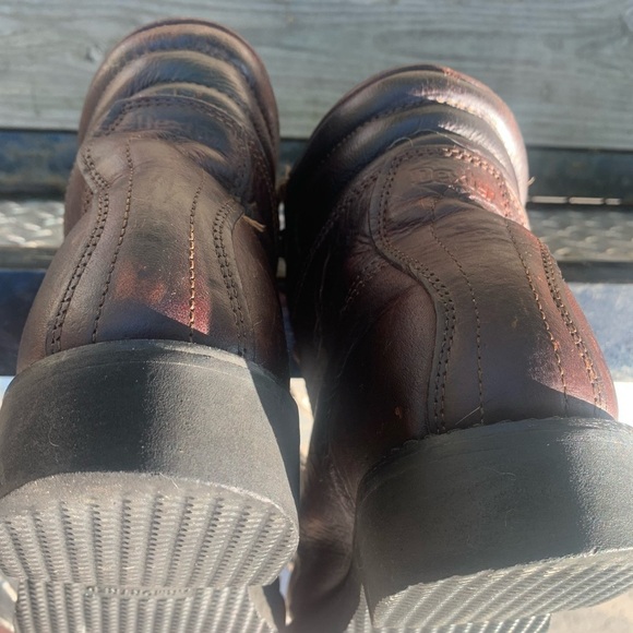 Vintage Dexter ROF Made In USA Leather Lace Up Boot Sz 7.5W - Picture 4 of 14